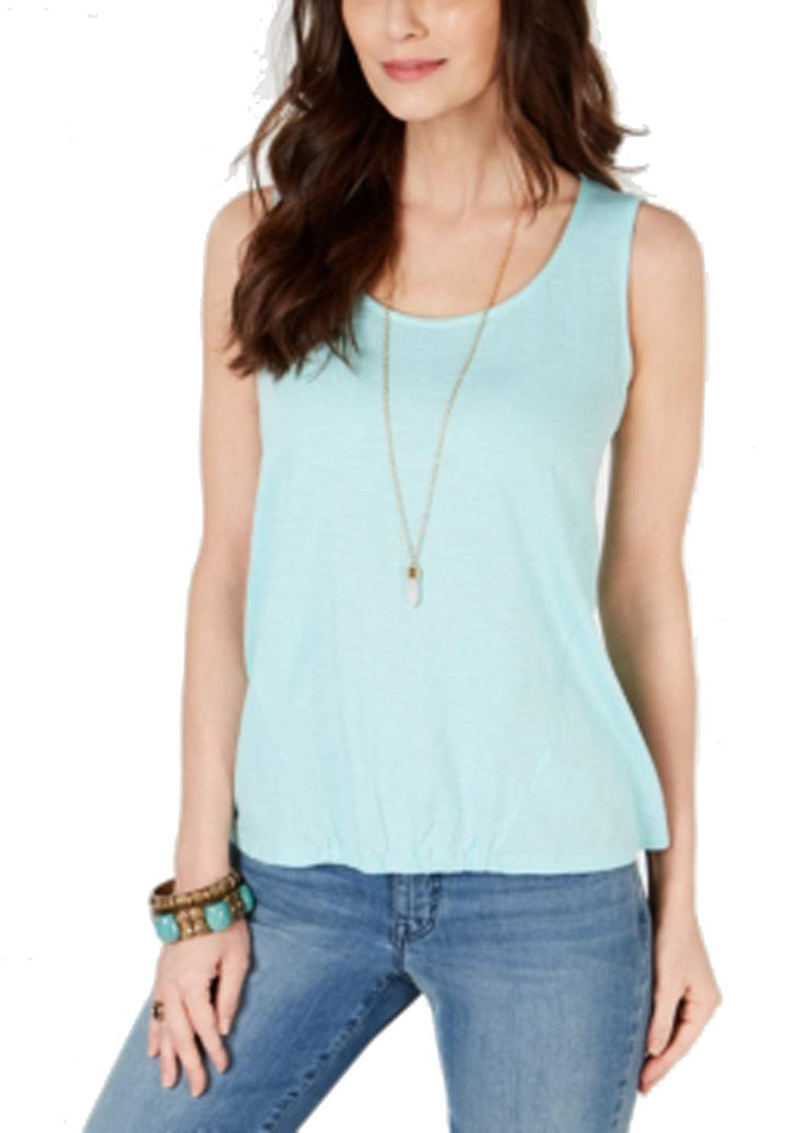Scrunch-Front Tank Top