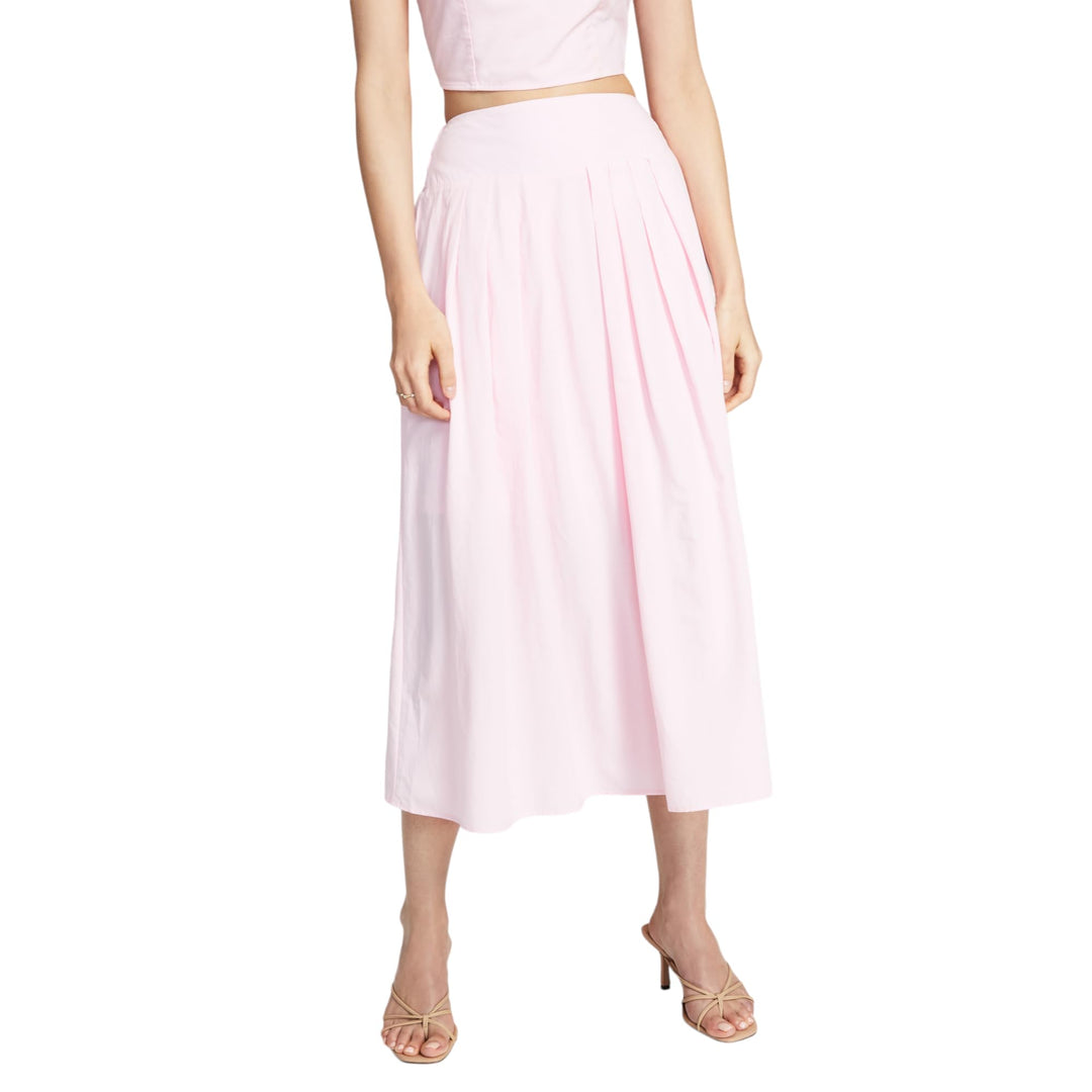 Now This Womens Pleated Midi Skirt