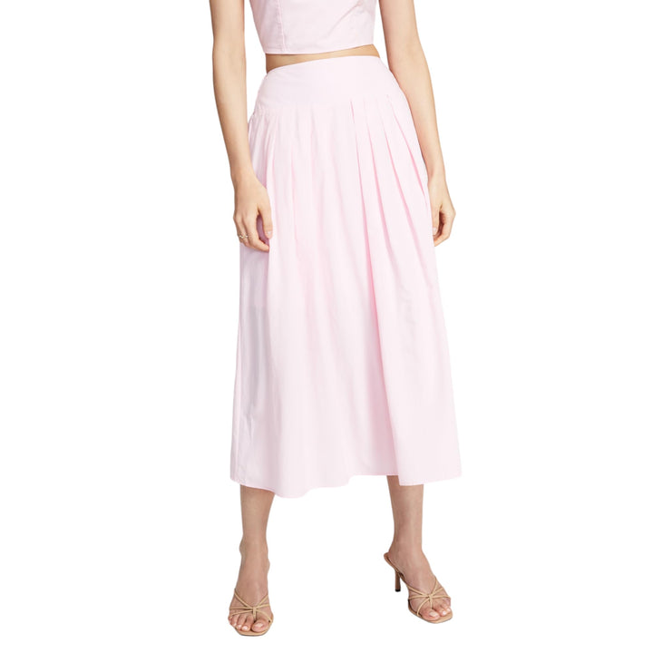 Now This Womens Pleated Midi Skirt