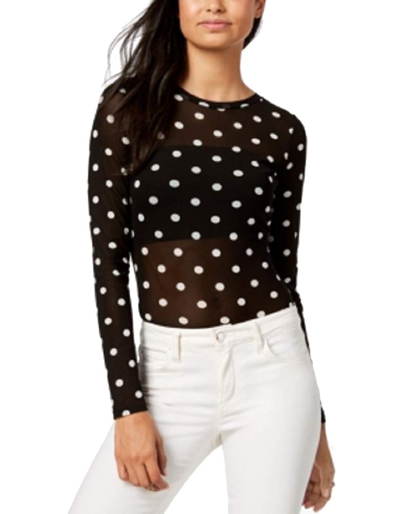 Material Girl Juniors Printed Mesh Bodysuit