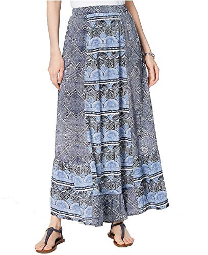 Style & Co Petite Mixed Print Maxi Skirt