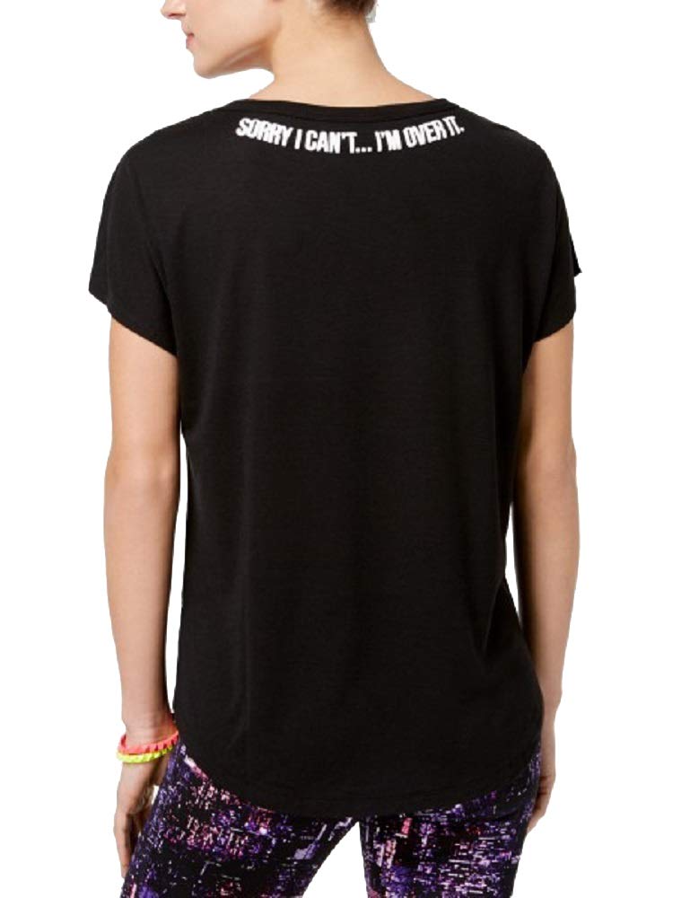 Material Girl Active Juniors Lace Up Printed T-Shirt