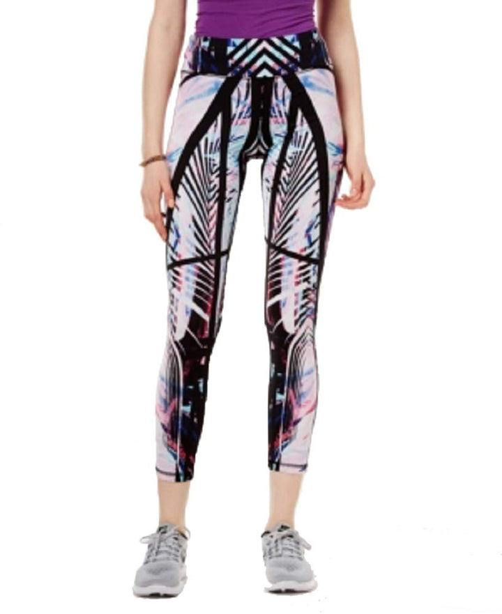 Active Juniors' Palm-Printed Yoga Leggings