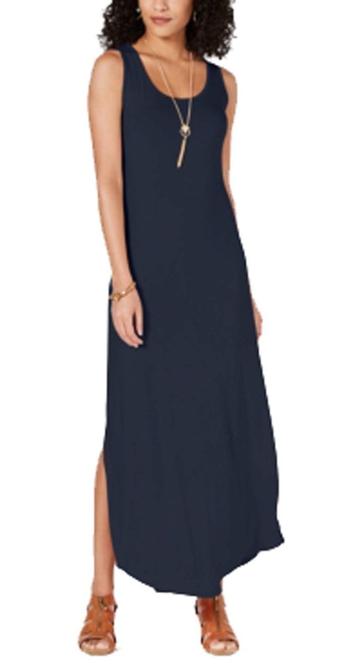 Sleeveless Slit Maxi Dress