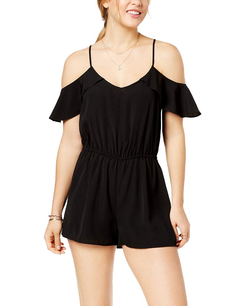 Be Bop Juniors Flutter Sleeved Cold Shoulder Romper