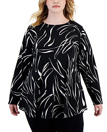 Alfani Plus Size Printed Tunic