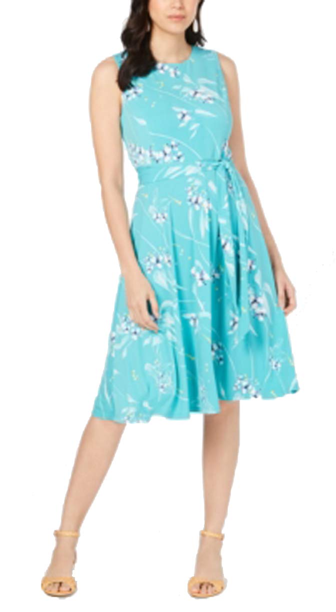 Charter Club Printed Fit Flare Dress