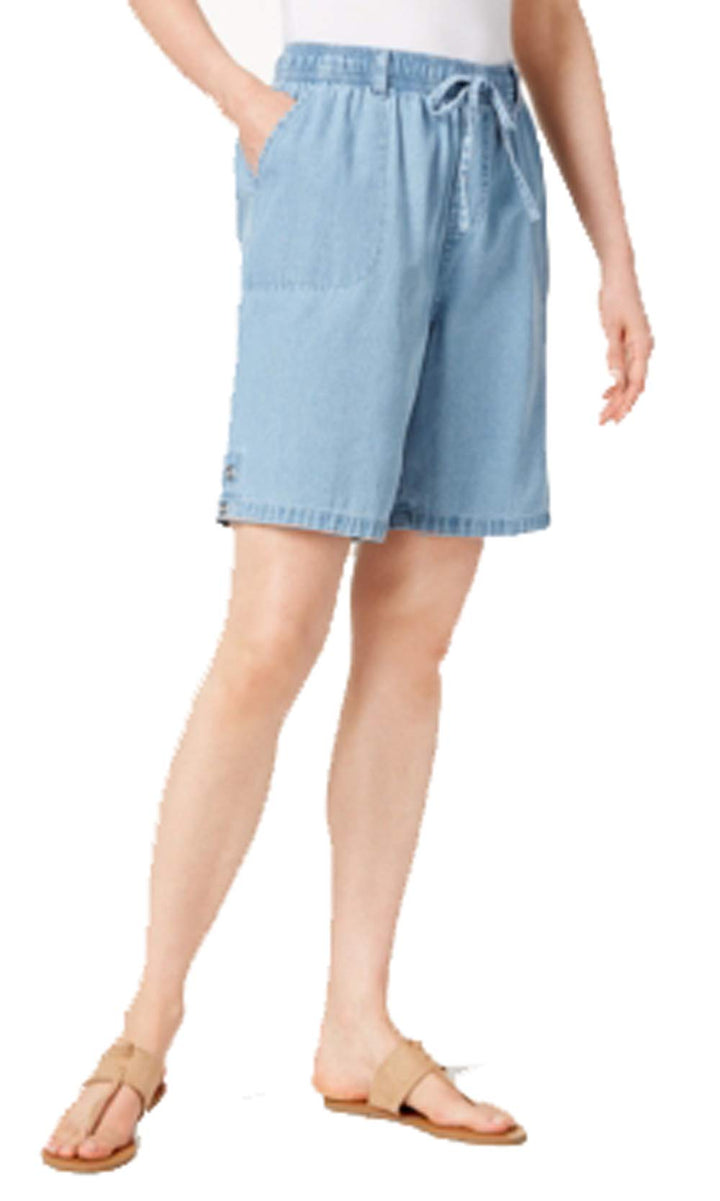 Cotton Drawstring Shorts