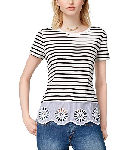 Maison Jules Cotton Lace Up Top