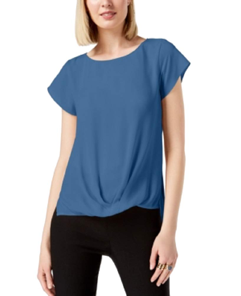 INC Draped-Hem Top
