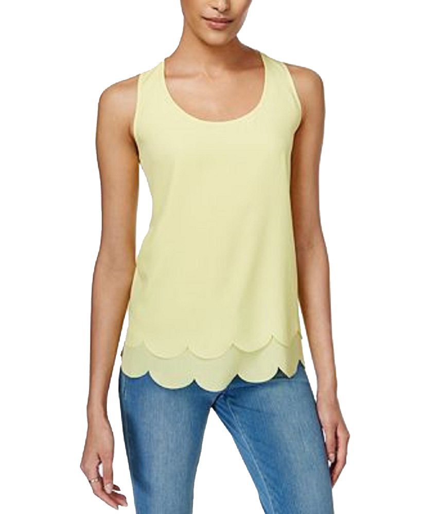 Maison Jules Tiered Cutout Shell