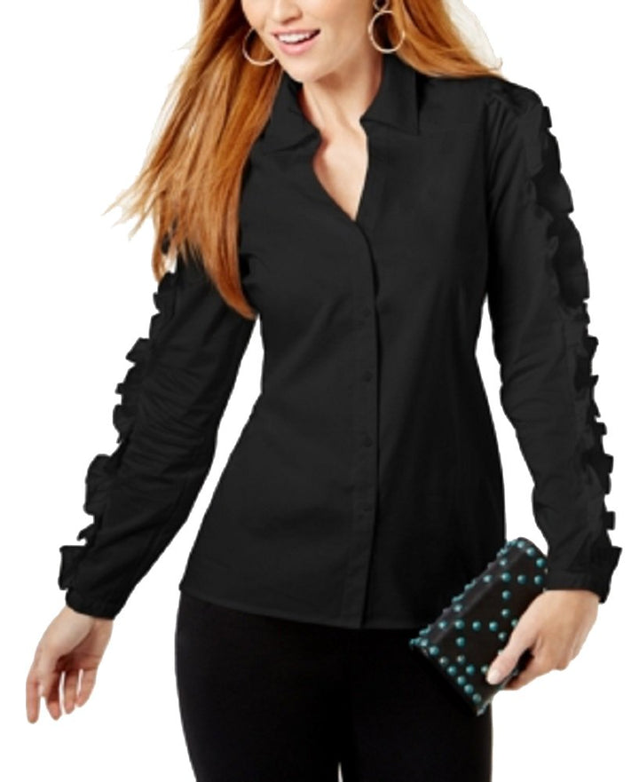 Anna Sui Loves INC International Concepts Corset Back Shirt