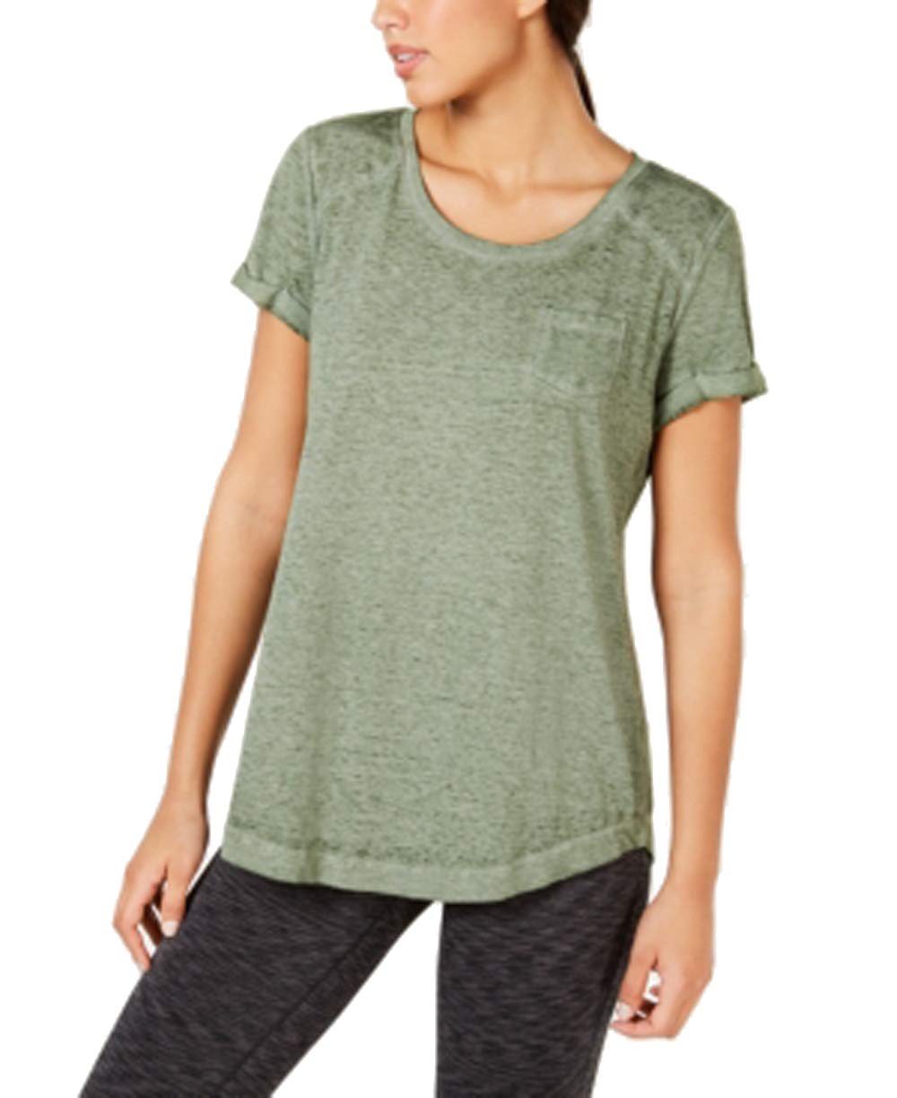 Knot-Hem Pocketed T-Shirt