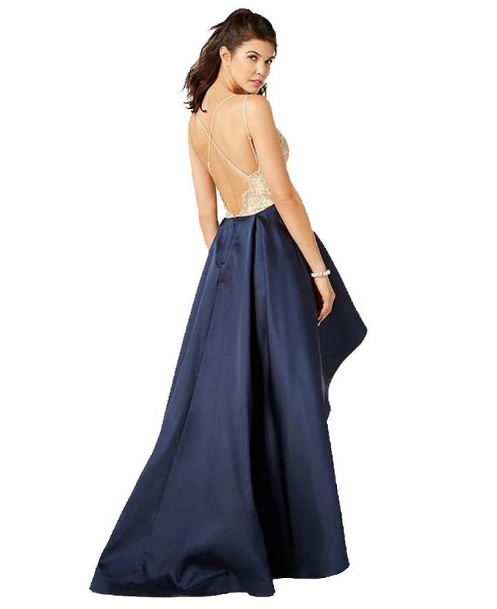 Say Yes To The Prom Juniors Lace High Low Gown