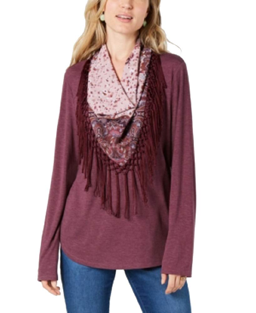 Style & Co Scarf Top