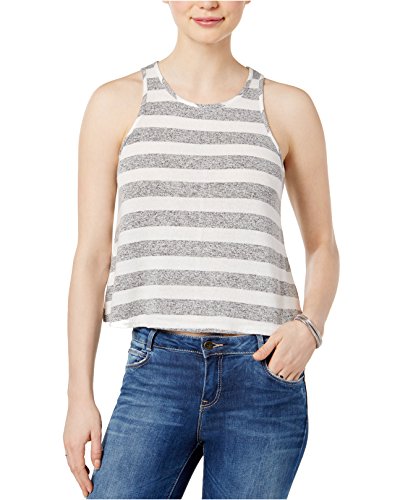Bar III Striped Cutaway Tank Top