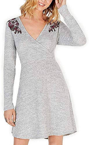 Ultra Flirt Juniors Floral Surplice Dress