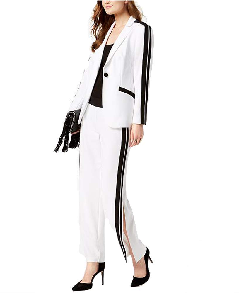 I.N.C. Striped Split-Leg Pants