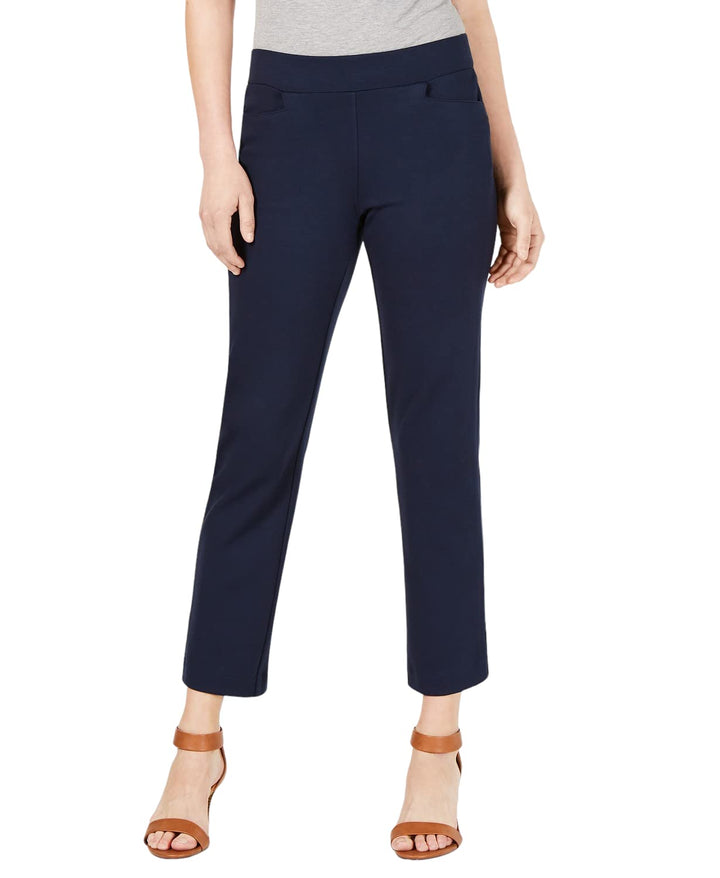 Style & Co Cropped Pull On Straight Leg Pants
