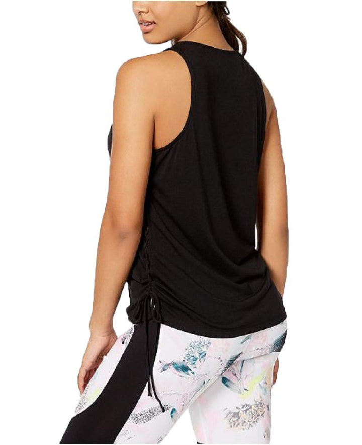 Material Girl Active Juniors Lace Up Tank Top