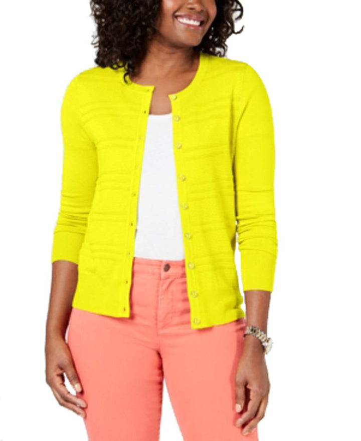 Charter Club Petite Textured Cardigan Sweater