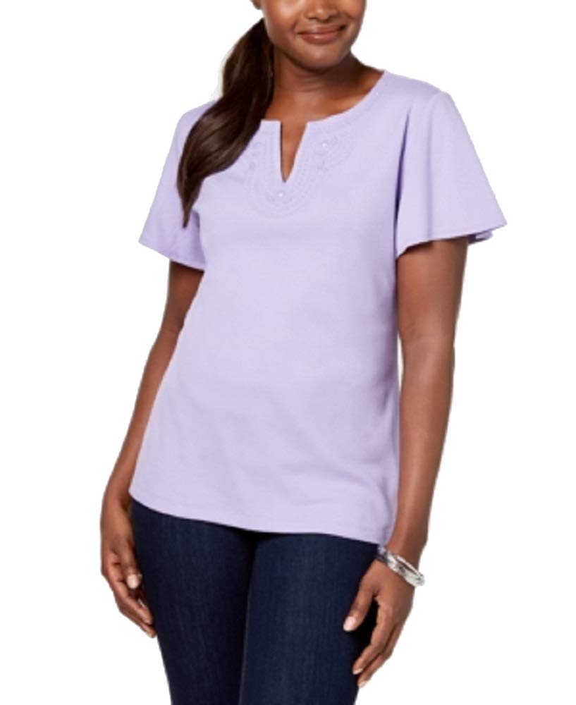 Cotton Embellished Top