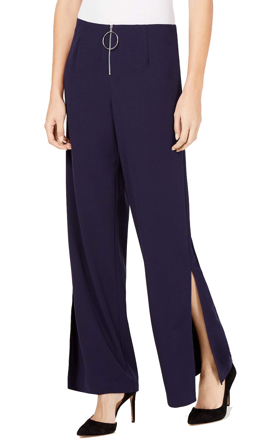 NY Collection Petite Wide Split Leg Pants