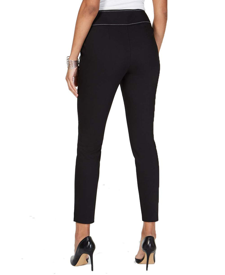 Contrast Stitch Skinny Pants