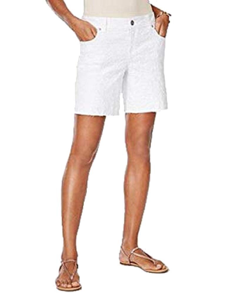 INC International Concepts Embroidered Denim Shorts