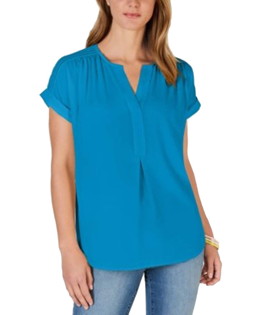 Split-Neck Popover Top