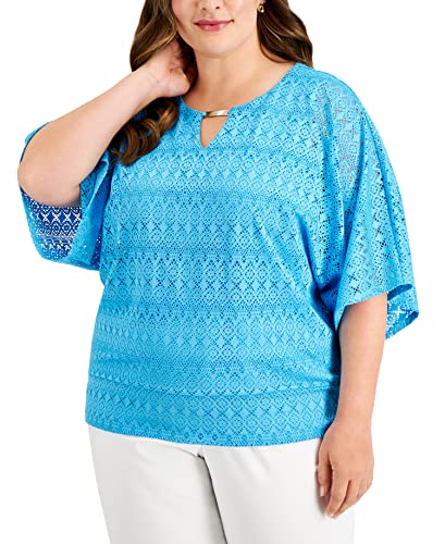 JM Collection Plus Size Poncho Top