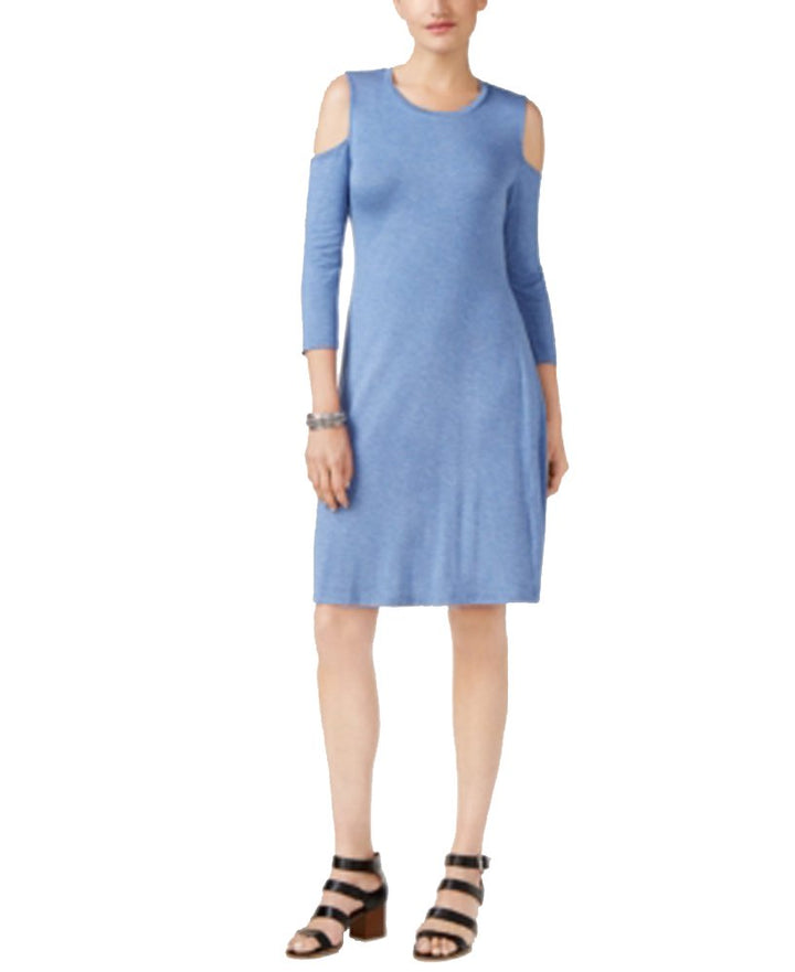 Style & Co Cold Shoulder A Line Dress