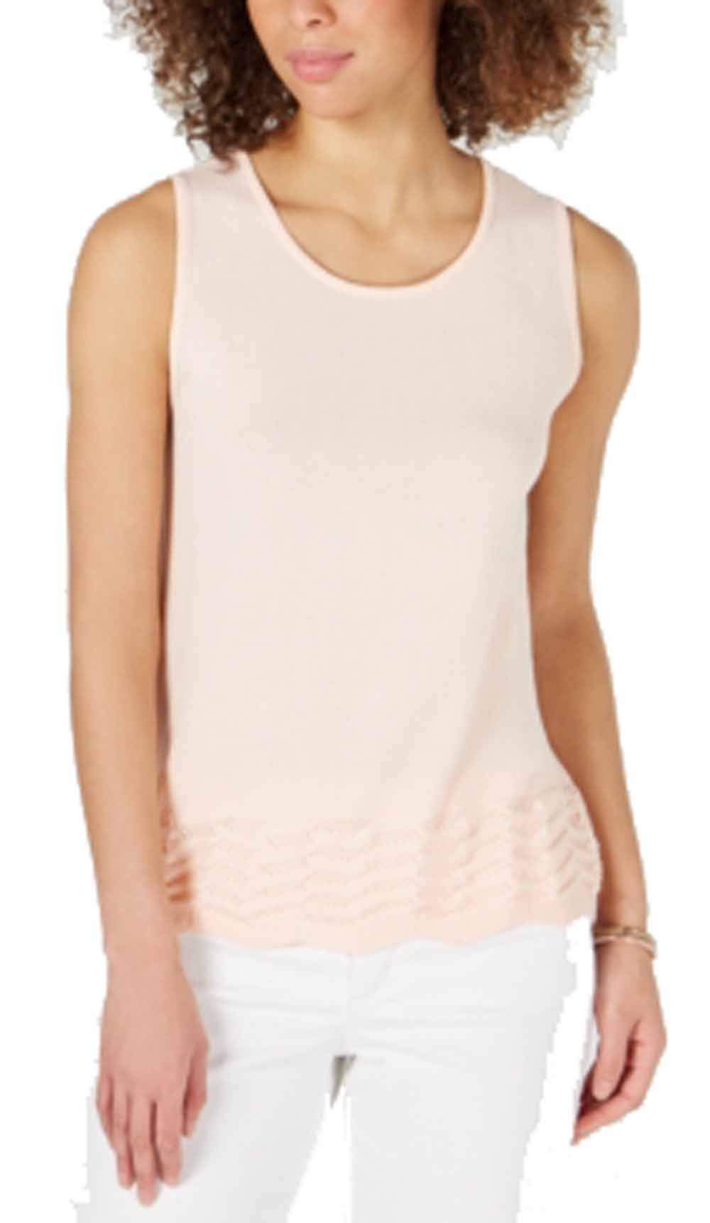 Sleeveless Zigzag Sweater