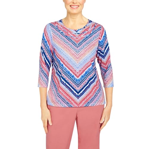 Petite Size Boho Vibes Texture Chevron Top