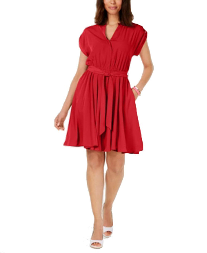 Petite Belted Dress