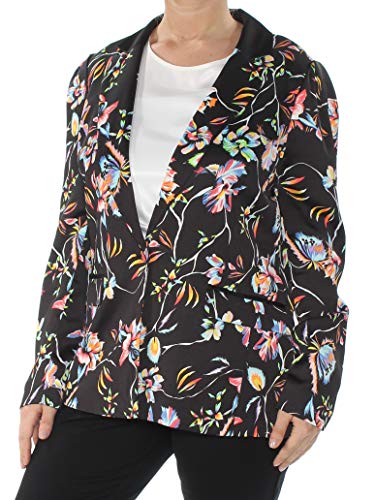 Bar III Floral Printed Blazer