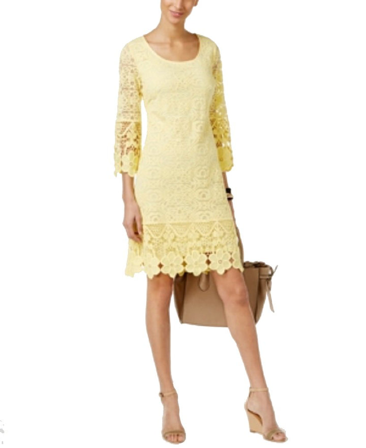 Alfani Petite Crochet Shift Dress
