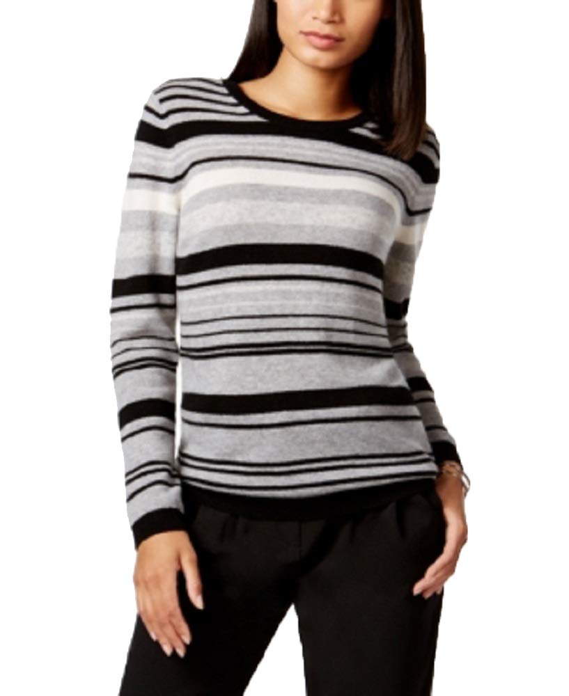 Charter Club Cashmere Striped Sweater