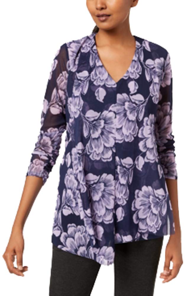 Alfani Draped Asymmetrical Top