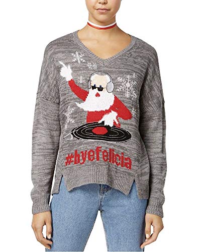 Ultra Flirt By Ikeddi Juniors Bye Felicia Ugly Holiday Sweater