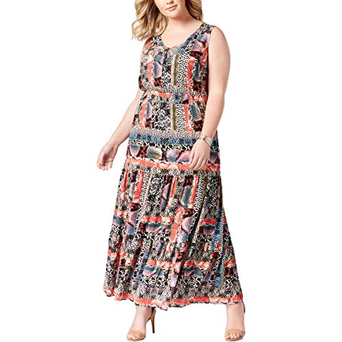 Plus & Petite Plus Size Printed Boho Maxi Dress