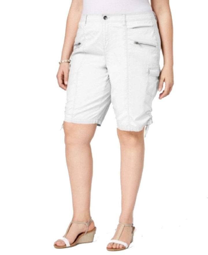 Style & Co Plus Size Zippered Cargo Shorts