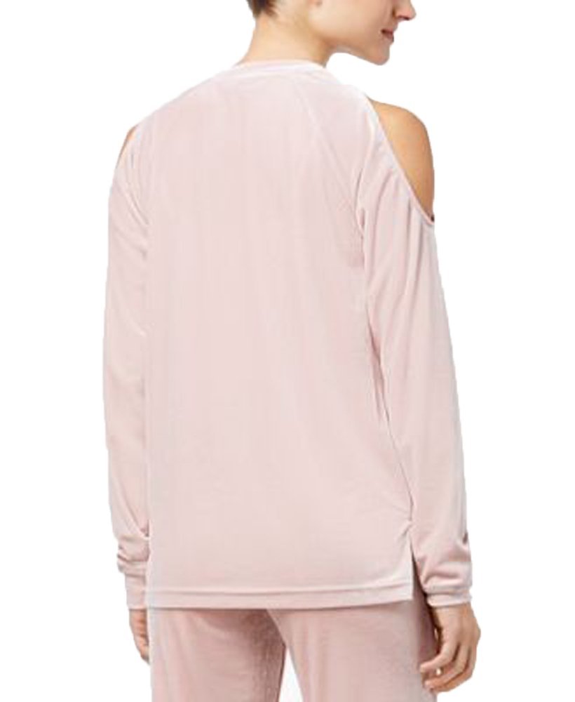 Material Girl Active Juniors Love Velour Cold Shoulder Top