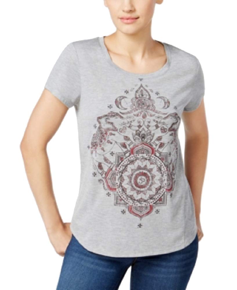 Style & Co Petite Medallion Graphic T-Shirt