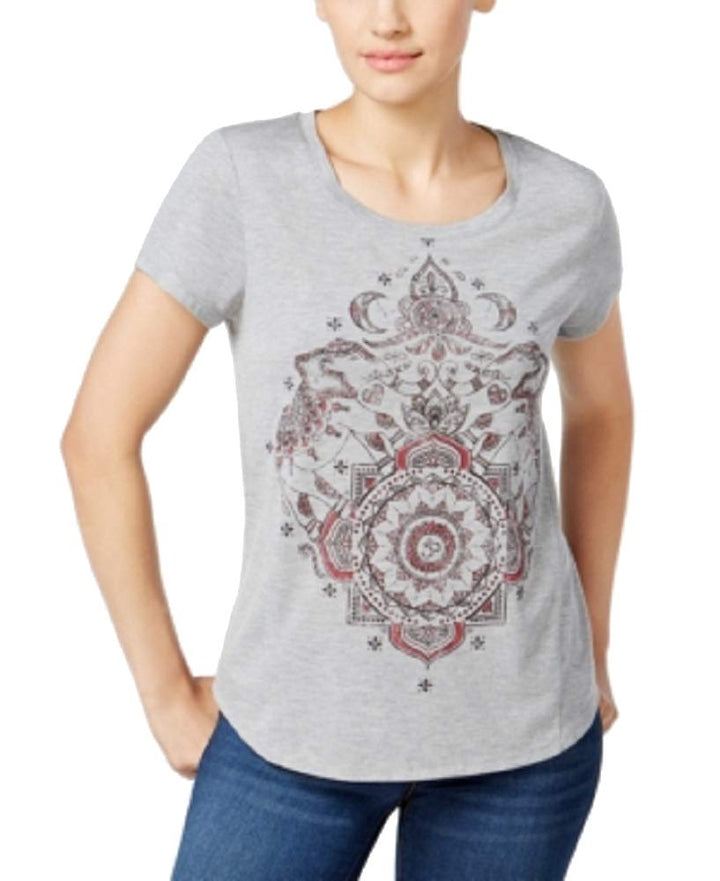 Style & Co Petite Medallion Graphic T-Shirt