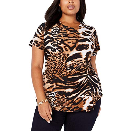 Plus Size Animal Print Top
