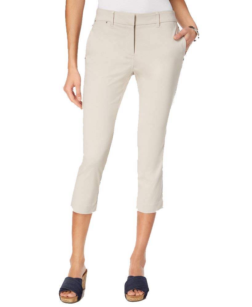Straight-Leg Capri Pants