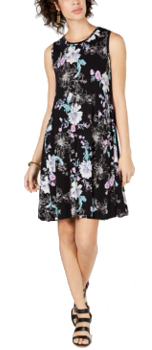 Style & Co Floral Print Swing Dress