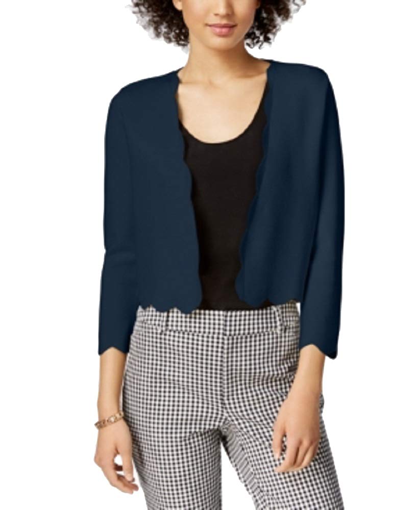 Charter Club Petite Scalloped Edge Cardigan