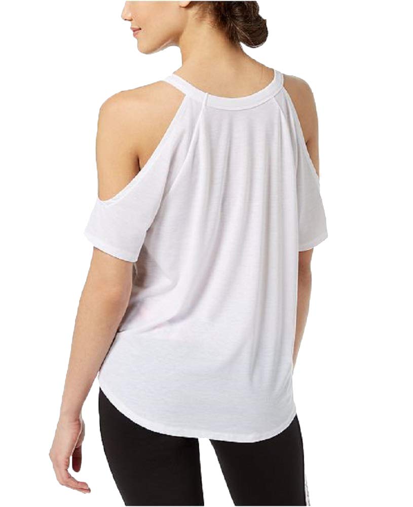 Material Girl Active Juniors Cold Shoulder T-Shirt